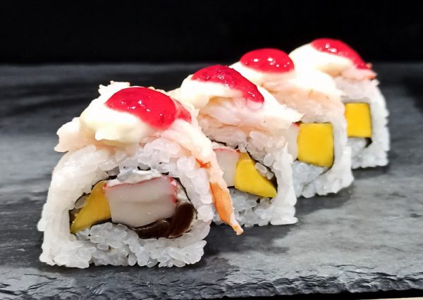 Hot ebi roll